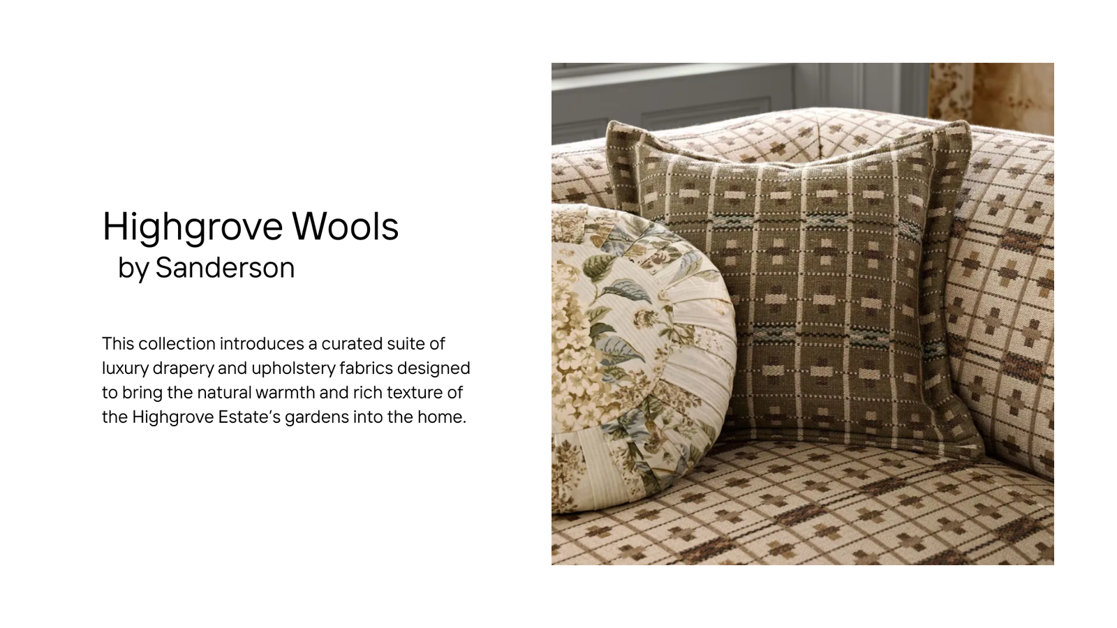 Highgrove Wools by Sanderson